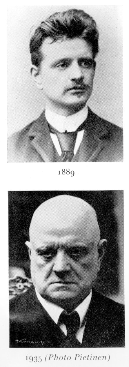 Jean Sibelius (1865-1957) 1889 af Finnish Photographer