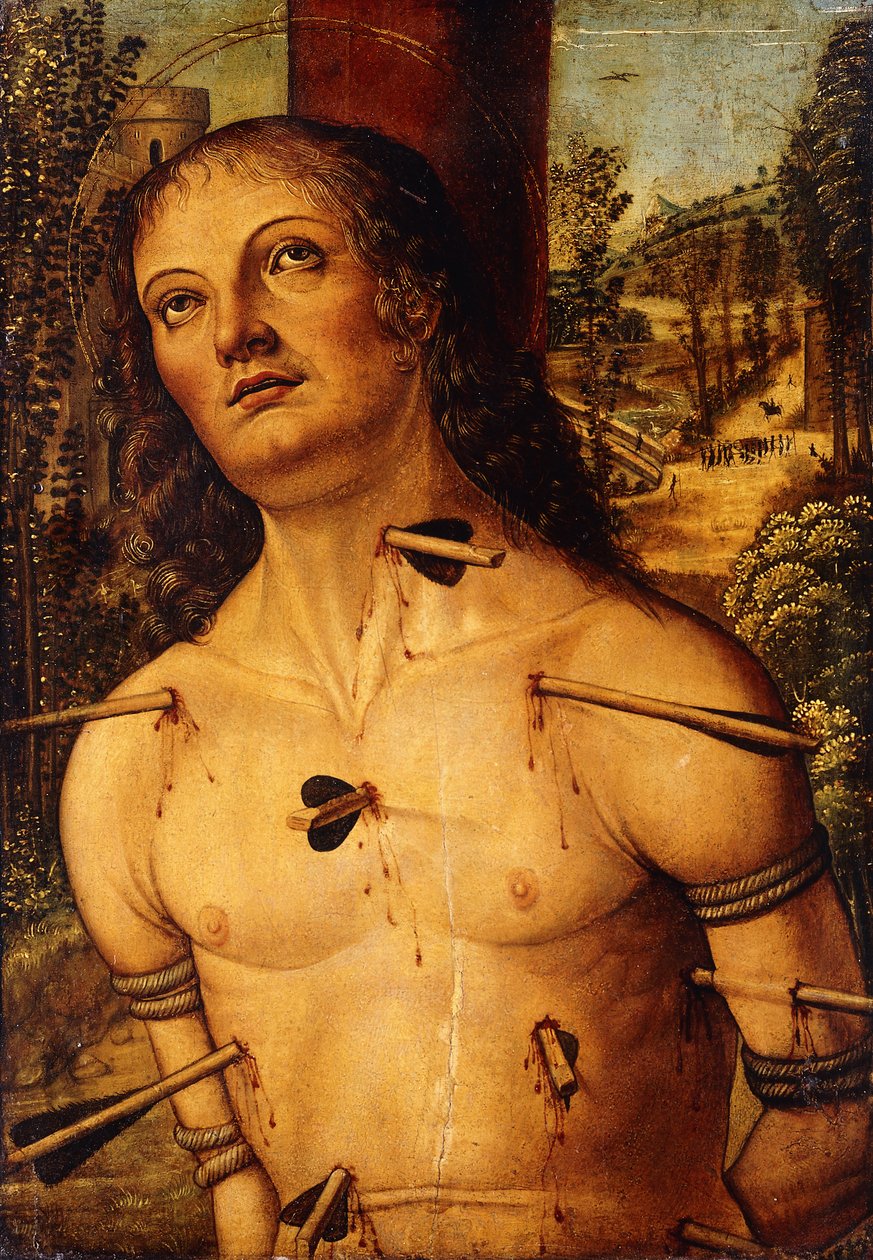 Sankt Sebastian, af Fiorenzo di Lorenzo