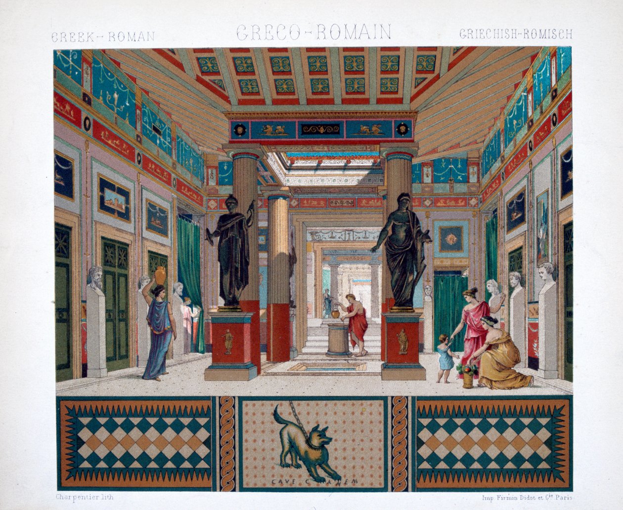 Greek, Roman temple, c1800-1835dani af Firmin Didot