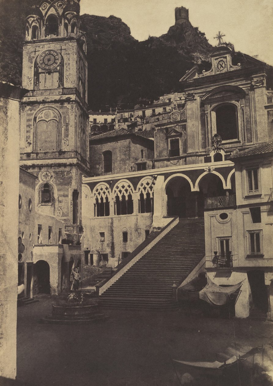 Amalfi, Katedralen, 1853. af Firmin Eugène Le Dien