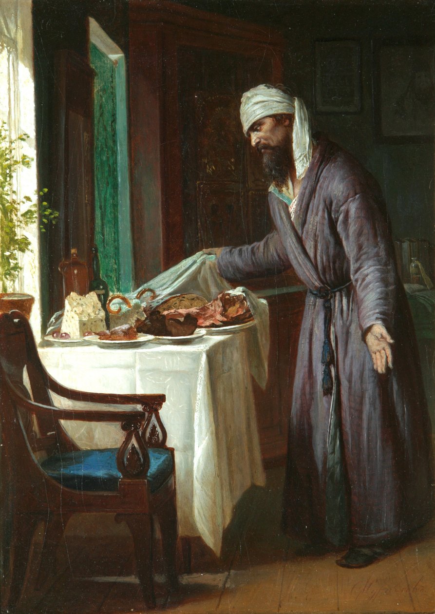 Morgen tømmermænd, slutningen af det 19. århundrede. af Firs Sergeevich Zhuravlev