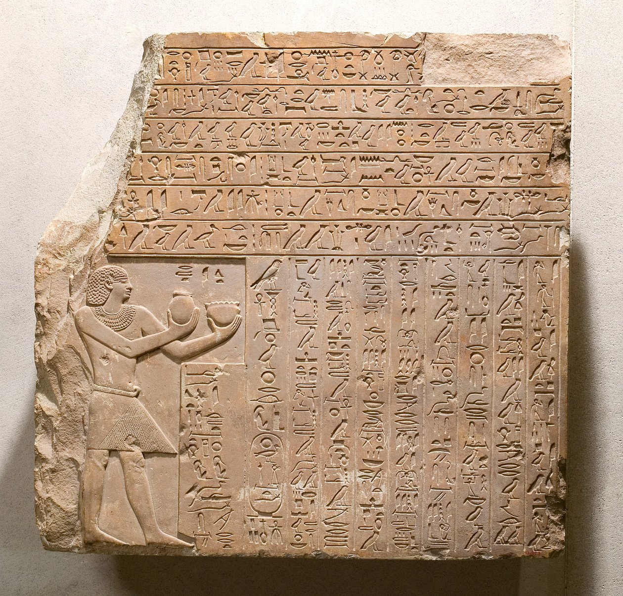 Stela af kong Intef II Wahankh, ca. 2108–2059 f.Kr. (kalksten) af First Intermediate Period Egyptian