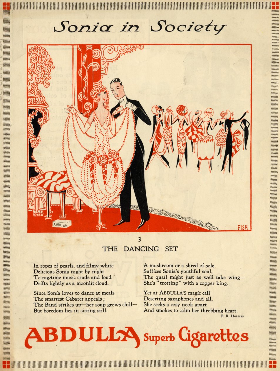 Abdulla Cigaretter, 1920