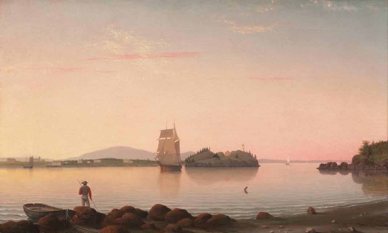 Uglehoved, Penobscot Bay, Maine af Fitz Henry Lane