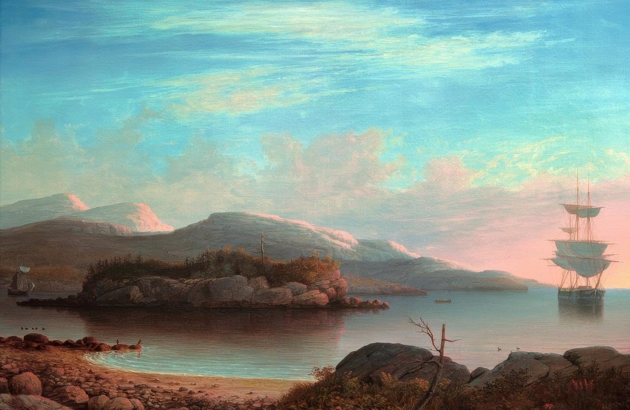 Vor Mount Desert Island af Fitz Henry Lane