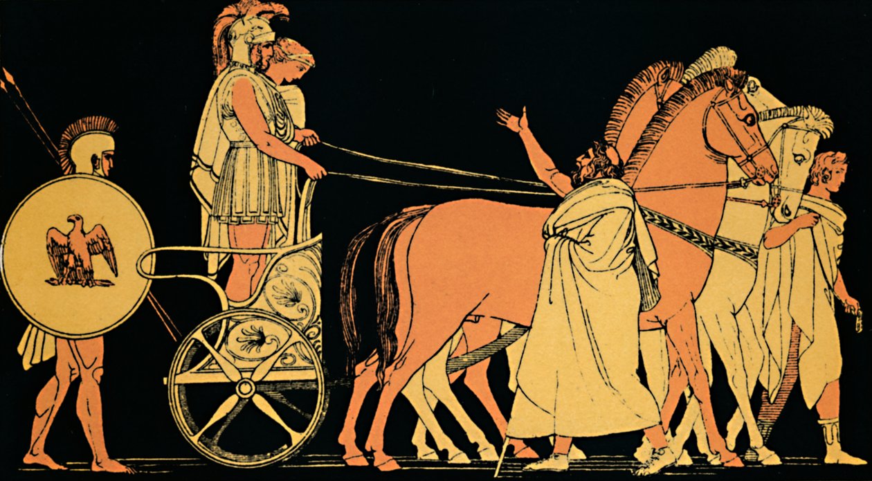 Agamemnons tilbagevenden, 1880 af Flaxman