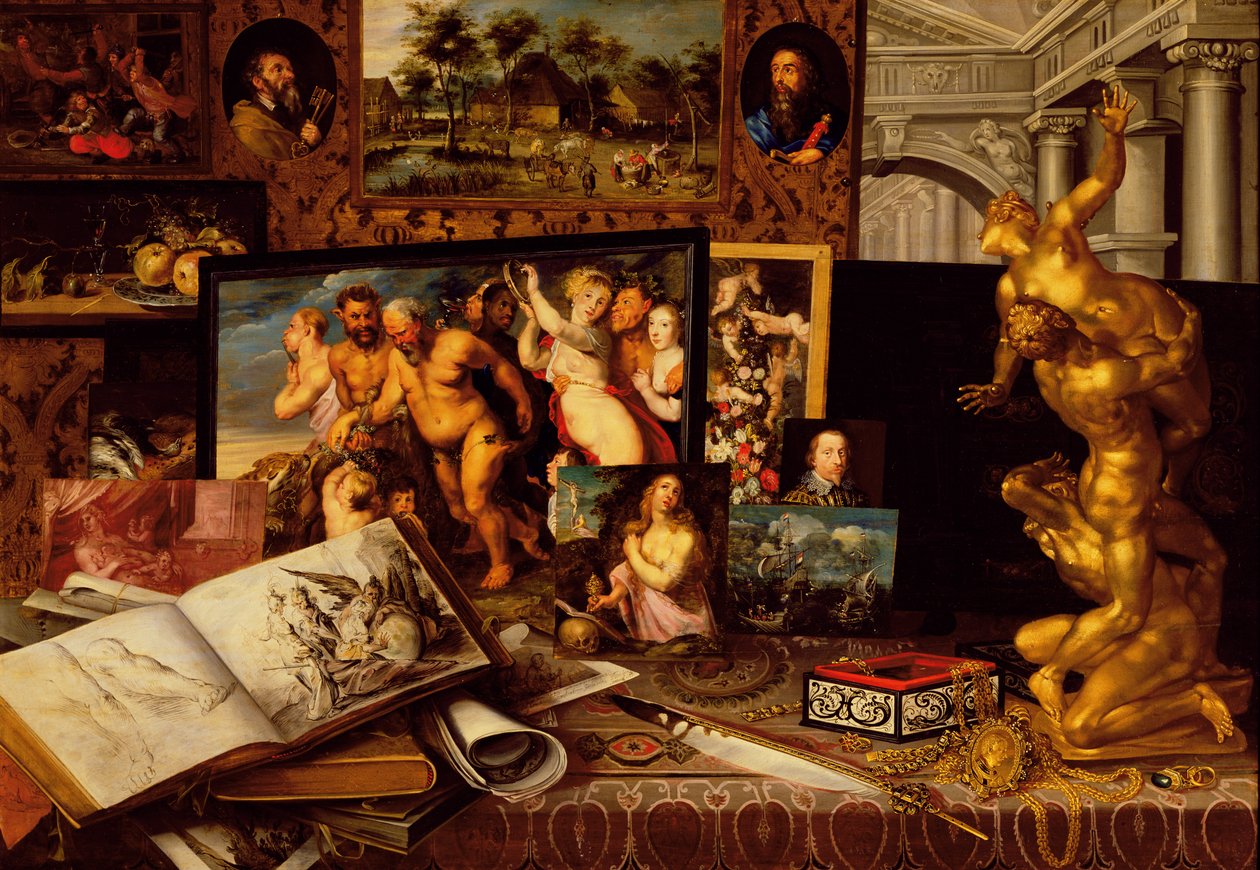 Prins Royal Vladislav Sigismund Vasas kunstkabinet, 1626 af Flemish School