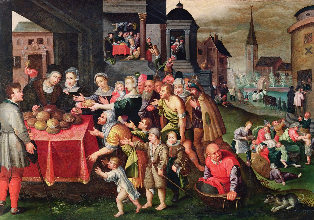 Barmhjertighedens gerninger af Flemish School