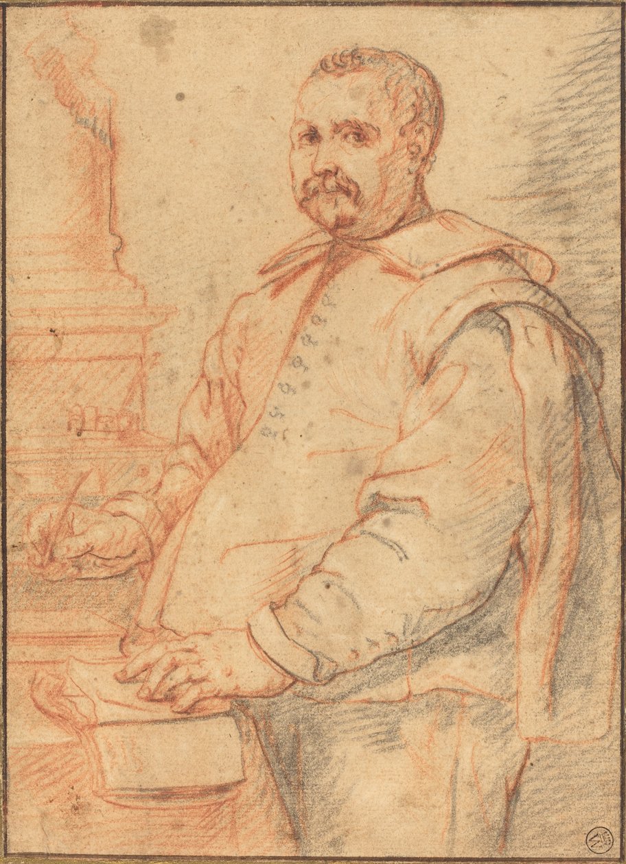 En lærd skrift af Flemish 17th Century