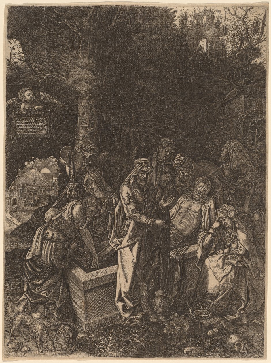 Begravelsen af Flemish 17th Century, style of Albrecht Dürer