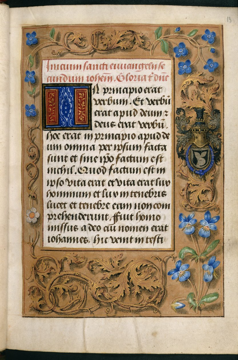 Tilføj MS 54782, f.13r Illustration fra 