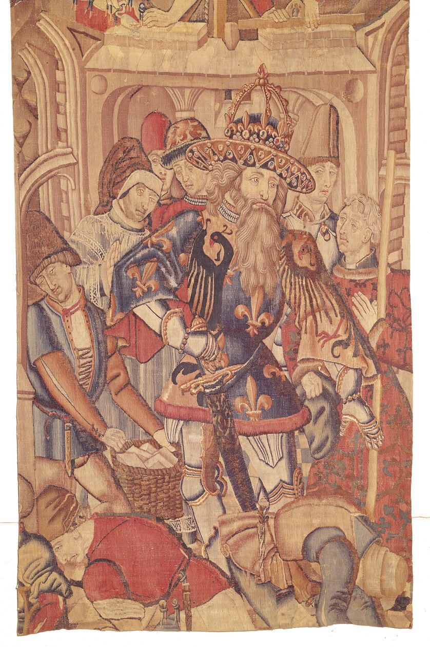 Charlemagne (742-814) Tournai Workshop af Flemish School