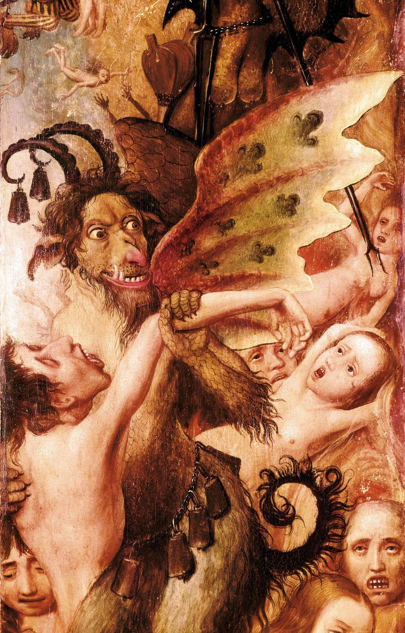 Djævelen, helvedes scene af Flemish School