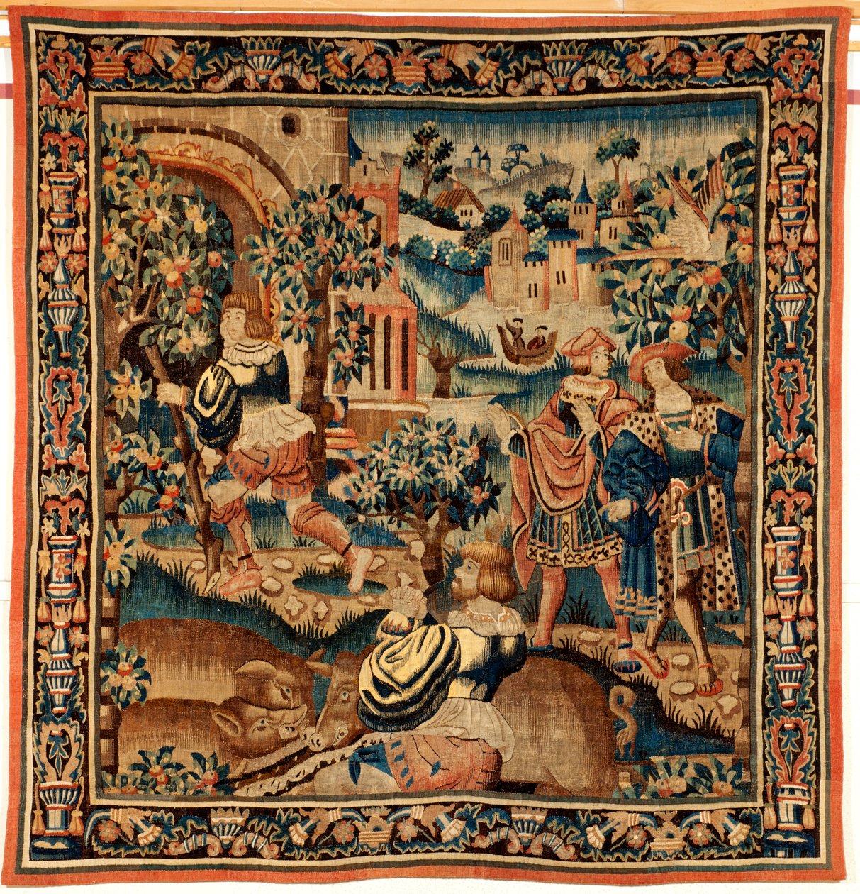 flamsk gobelin. 16. århundrede. af Flemish School