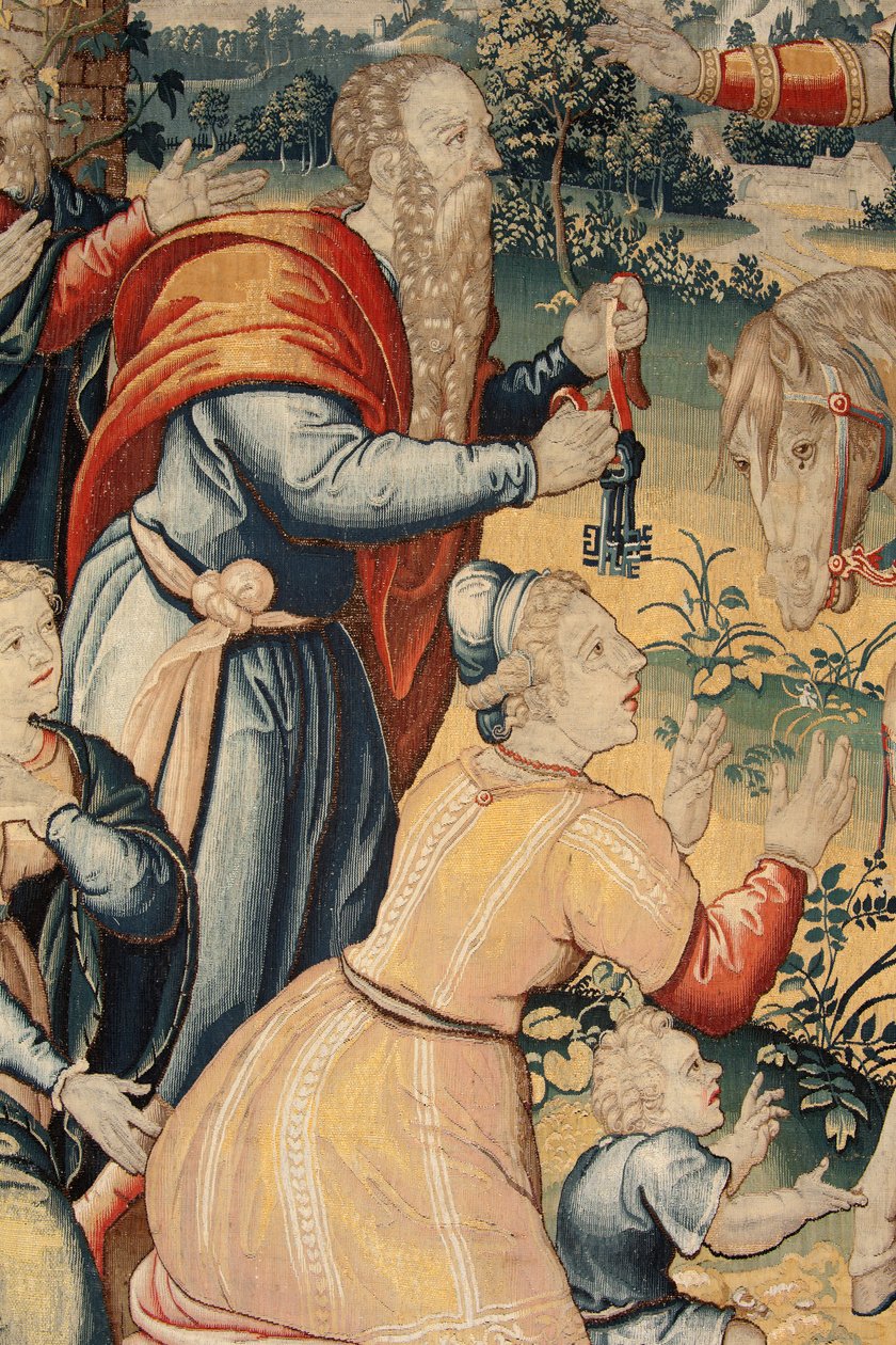 flamsk gobelin. Serien Hannibals historie. Hannibal i Italien (Aníbal en Italia). Tredje gobelin af de bevarede. Modeller Anonym mester i Holland. Bruxelles