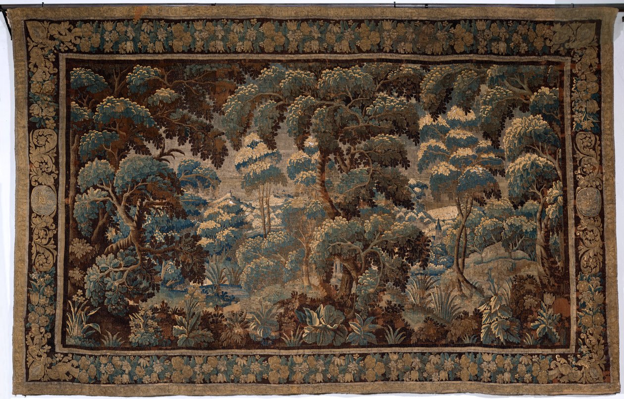 flamsk gobelin. udholde. Slut 17.-begyndelsen af ​​1700-tallet. Ejendom af kirken Sint-Walburgakerk Oudenaarde (Dekenij van de Sint-Walburga). af Flemish School