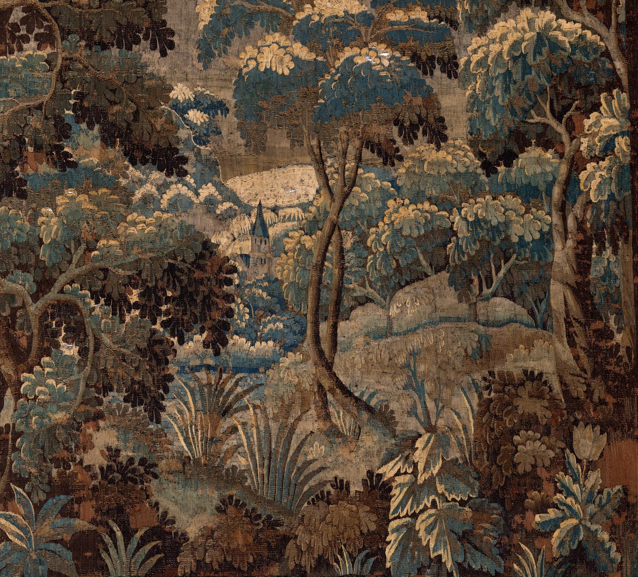 flamsk gobelin. udholde. Slut 17.-begyndelsen af ​​1700-tallet. Ejendom af kirken Sint-Walburgakerk Oudenaarde (Dekenij van de Sint-Walburga). af Flemish School
