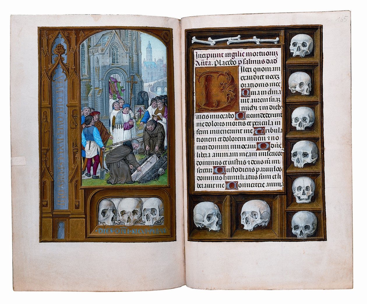 Folioer fra Rothschilds timebog, Gent eller Brugge, ca. 1505 af Flemish School