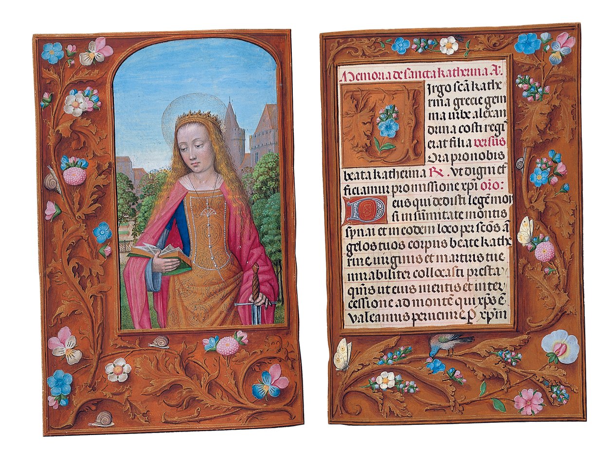 Folioer fra Rothschilds timebog, Gent eller Brugge, ca. 1505 af Flemish School