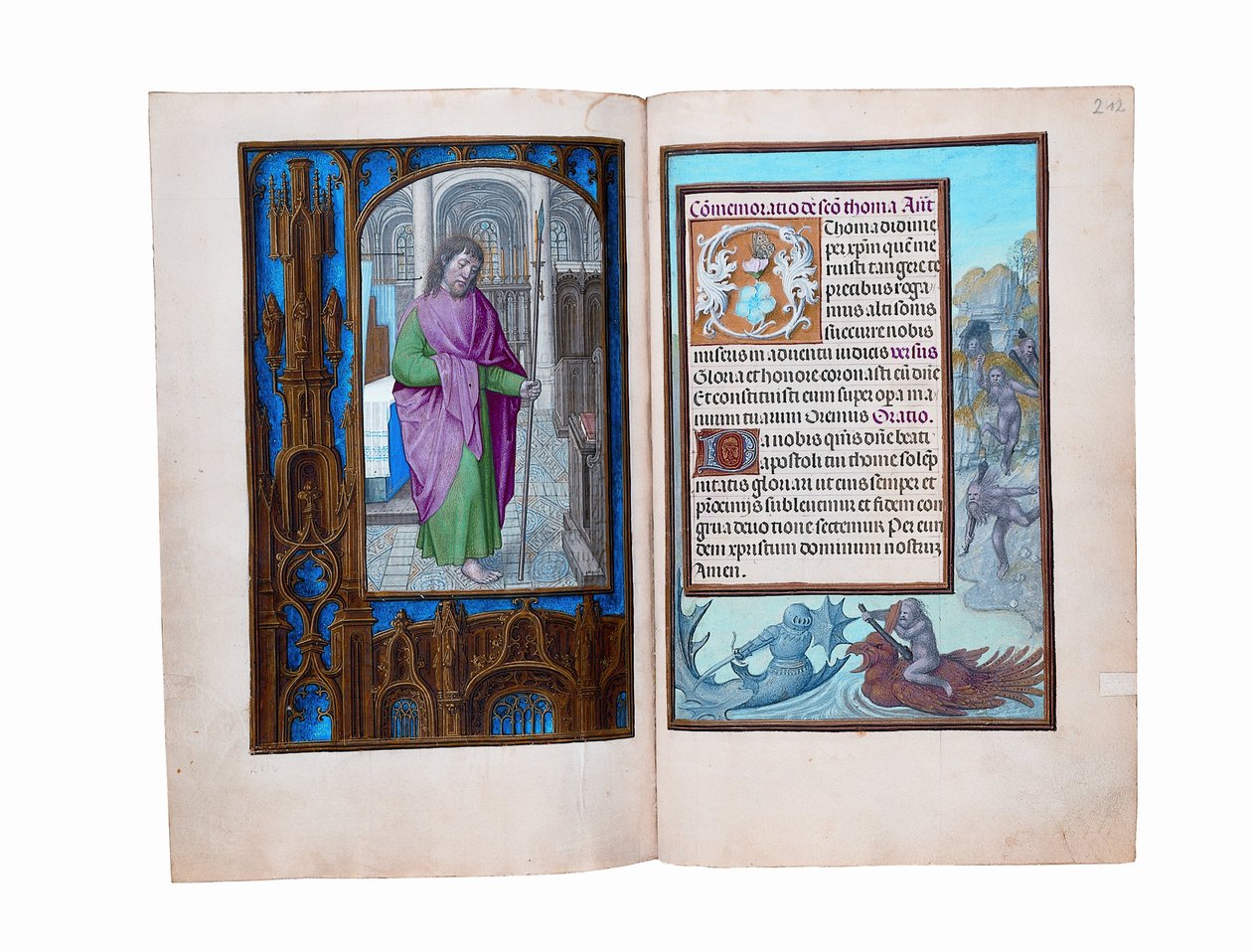 Folioer fra Rothschilds timebog, Gent eller Brugge, ca. 1505 af Flemish School