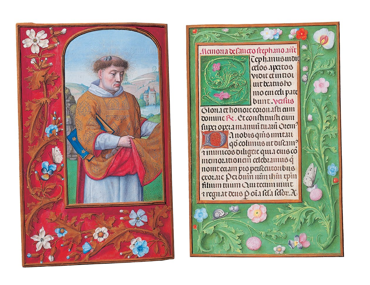 Folioer fra Rothschilds timebog, Gent eller Brugge, ca. 1505 af Flemish School