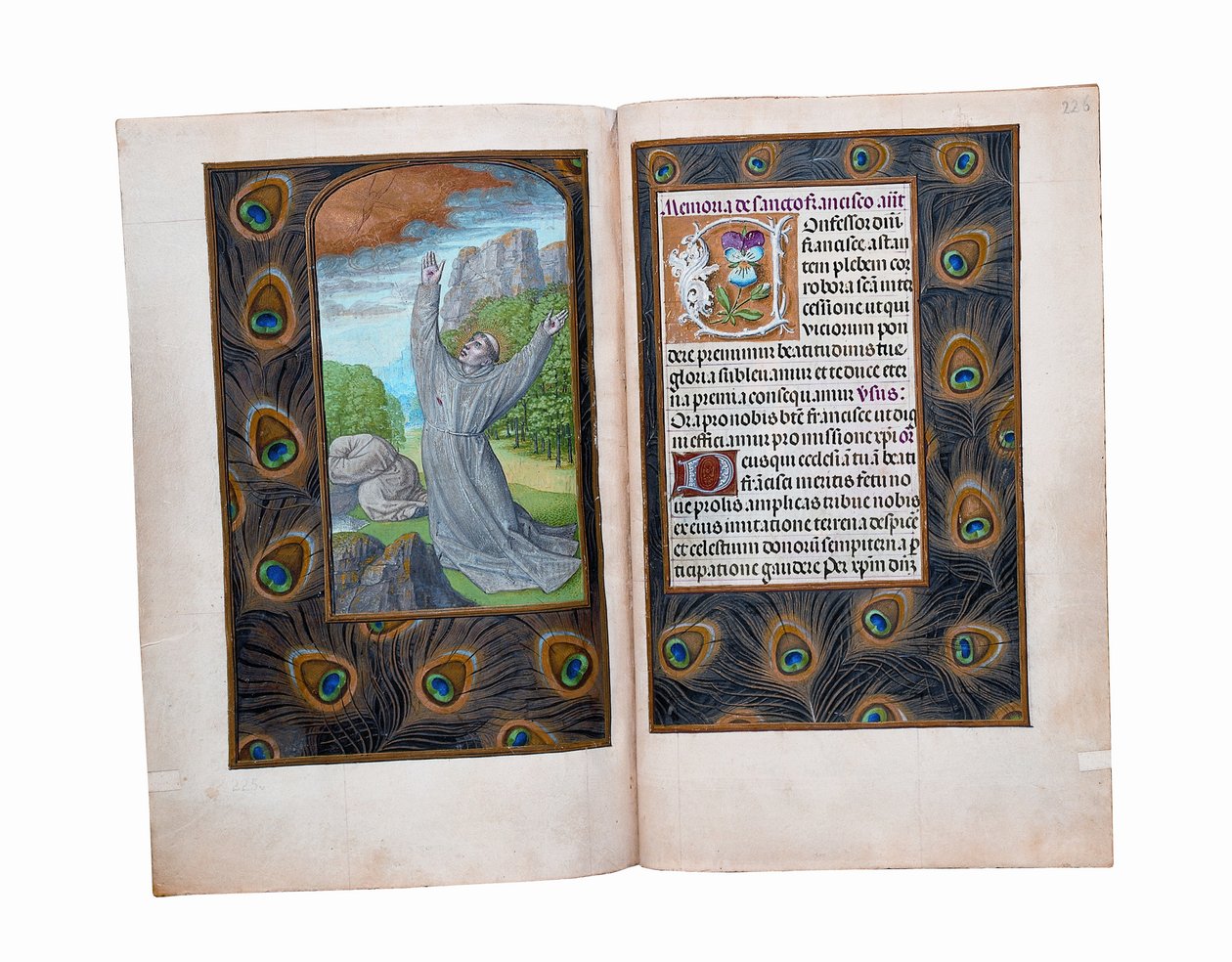 Folioer fra Rothschilds timebog, Gent eller Brugge, ca. 1505 af Flemish School