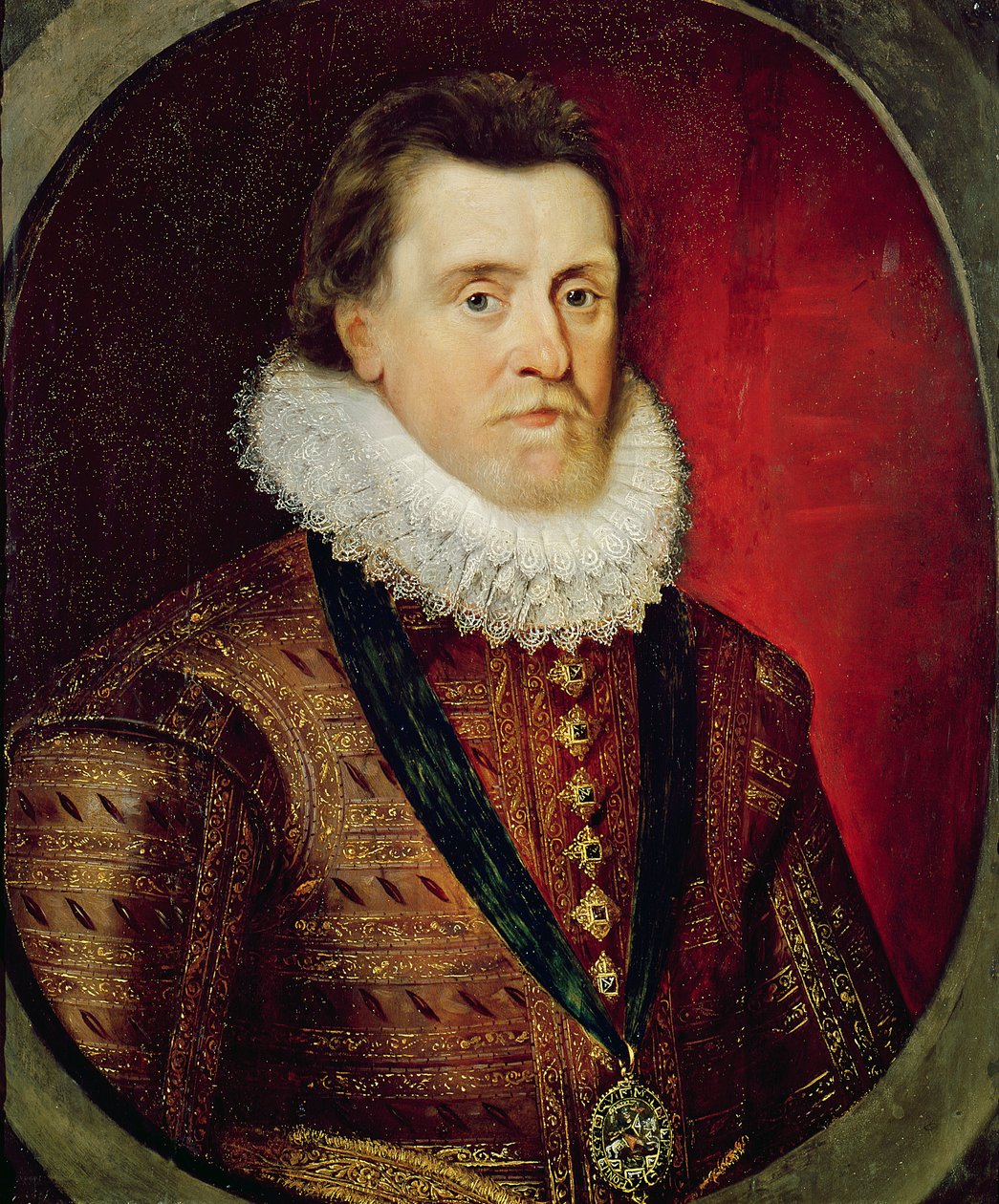 James I (1566-1625) af Flemish School