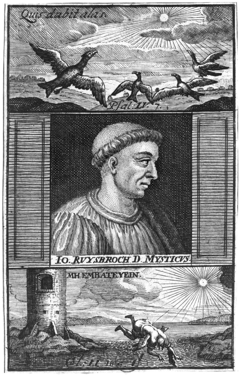Jan van Ruysbroeck (1293-1381) af Flemish School