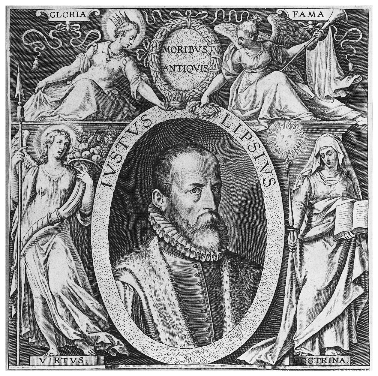 Justus Lipsius (gravering) af Flemish School