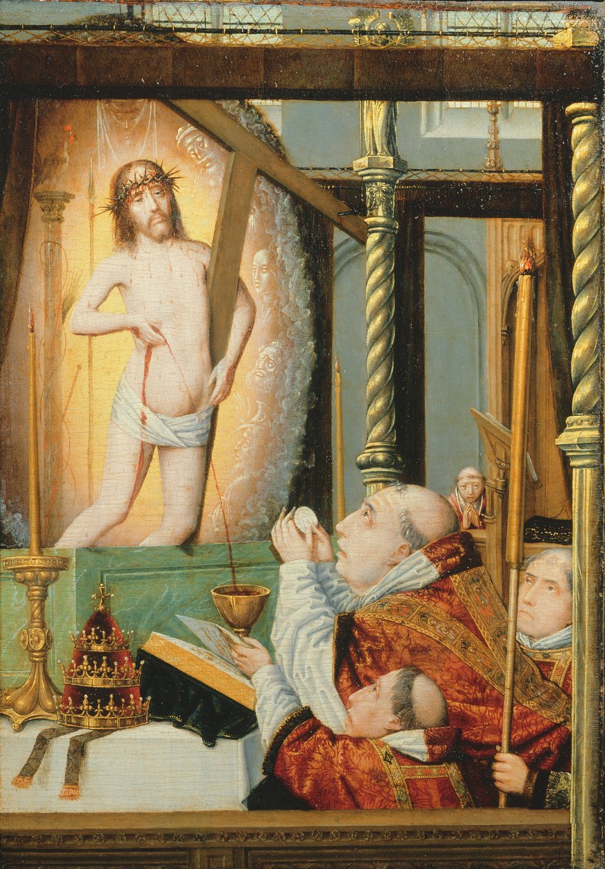 Sankt Gregors messe, ca. 1510 af Flemish School