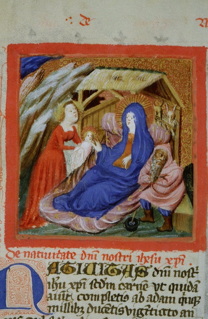 Ms Gen 1111 Page fra Legenda Aurea, Brugge, ca. 1400-10 af Flemish School