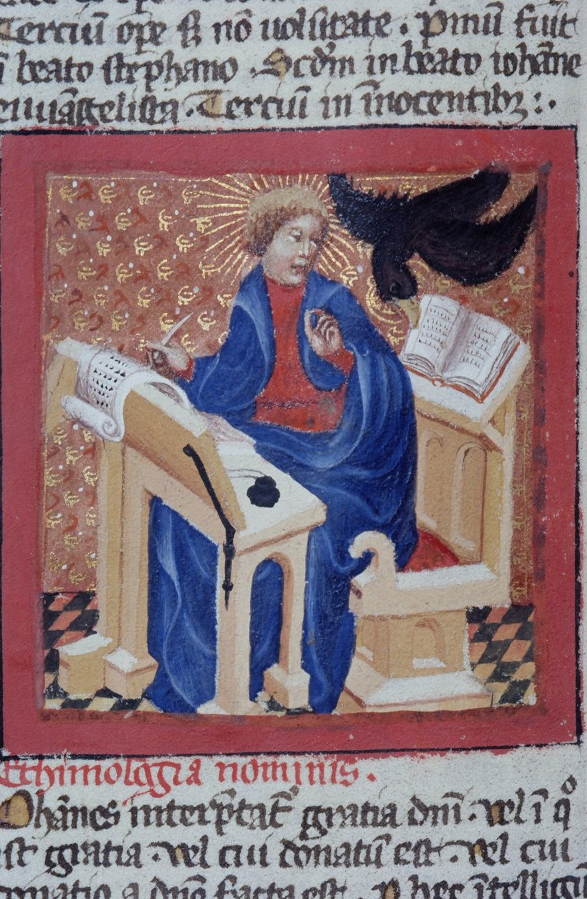 Ms Gen 1111 Page fra Legenda Aurea, Brugge, ca. 1400-10 af Flemish School