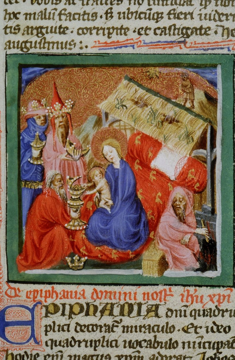 Ms Gen 1111 Page fra Legenda Aurea, Brugge, ca. 1400-10 af Flemish School