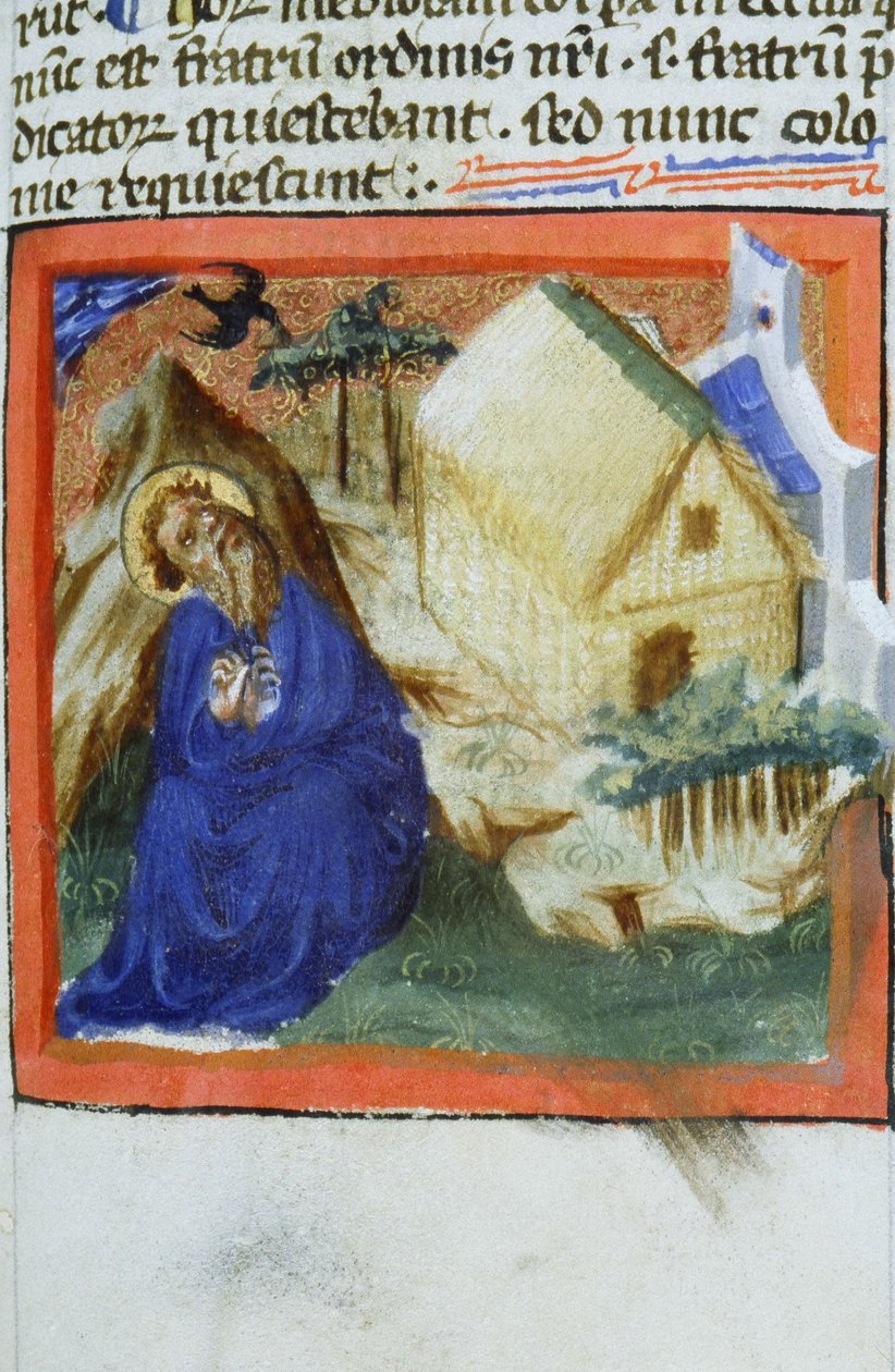 Ms Gen 1111 Page fra Legenda Aurea, Brugge, ca. 1400-10 af Flemish School