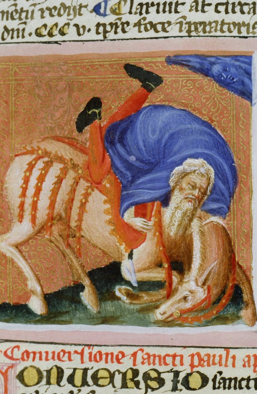 Ms Gen 1111 Page fra Legenda Aurea, Brugge, ca. 1400-10 af Flemish School