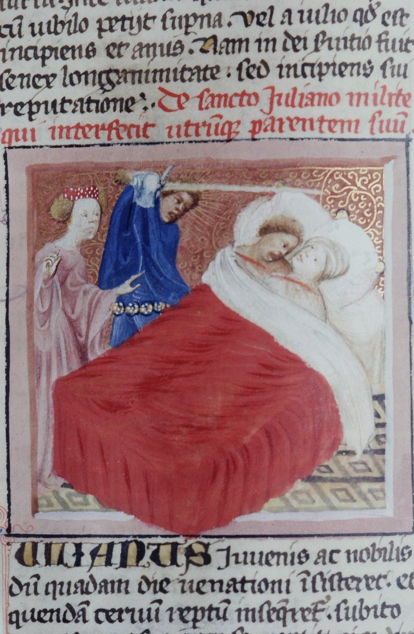 Ms Gen 1111 Page fra Legenda Aurea, Brugge, ca. 1400-10 af Flemish School