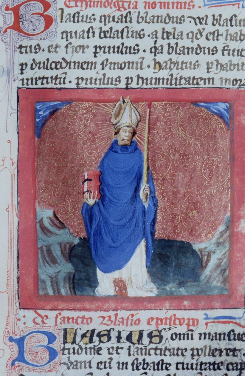 Ms Gen 1111 Page fra Legenda Aurea, Brugge, ca. 1400-10 af Flemish School