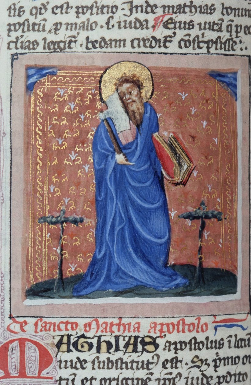 Ms Gen 1111 Page fra Legenda Aurea, Brugge, ca. 1400-10 af Flemish School