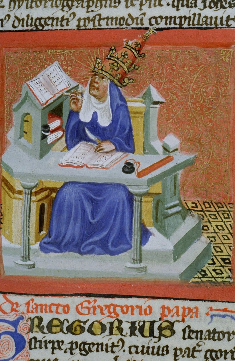 Ms Gen 1111 Page fra Legenda Aurea, Brugge, ca. 1400-10 af Flemish School