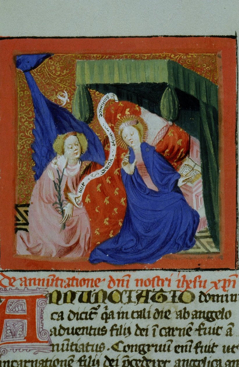 Ms Gen 1111 Page fra Legenda Aurea, Brugge, ca. 1400-10 af Flemish School
