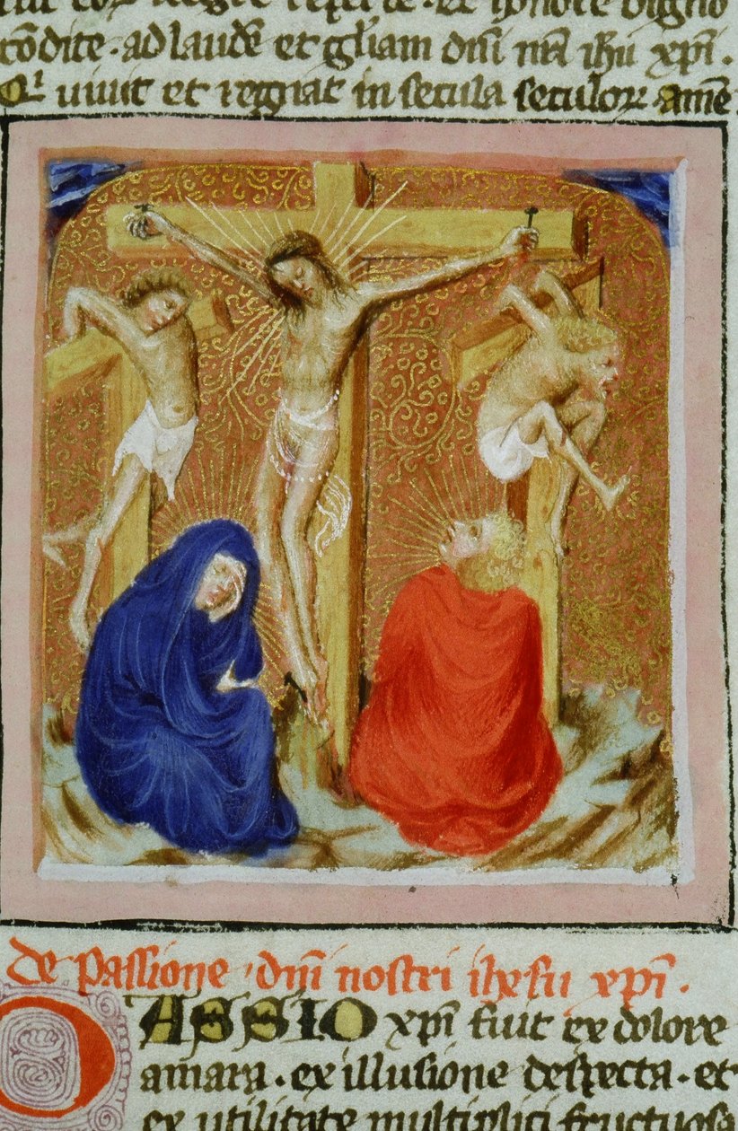Ms Gen 1111 Page fra Legenda Aurea, Brugge, ca. 1400-10 af Flemish School