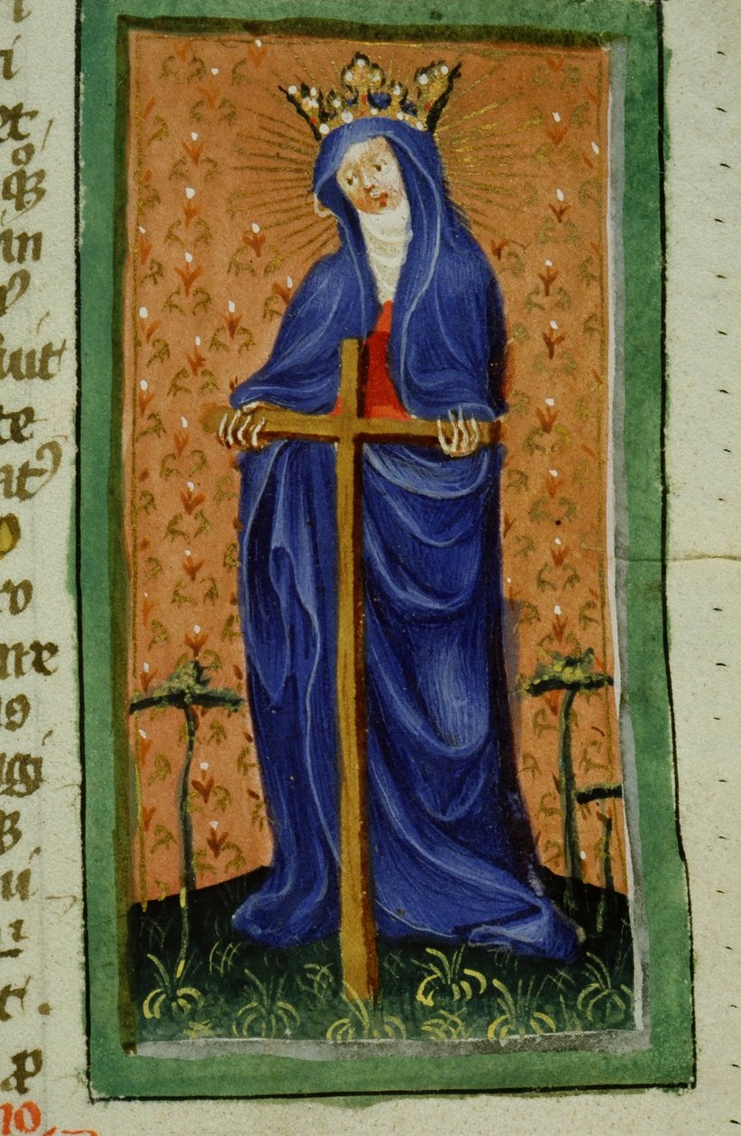 Ms Gen 1111 Page fra Legenda Aurea, Brugge, ca. 1400-10 af Flemish School