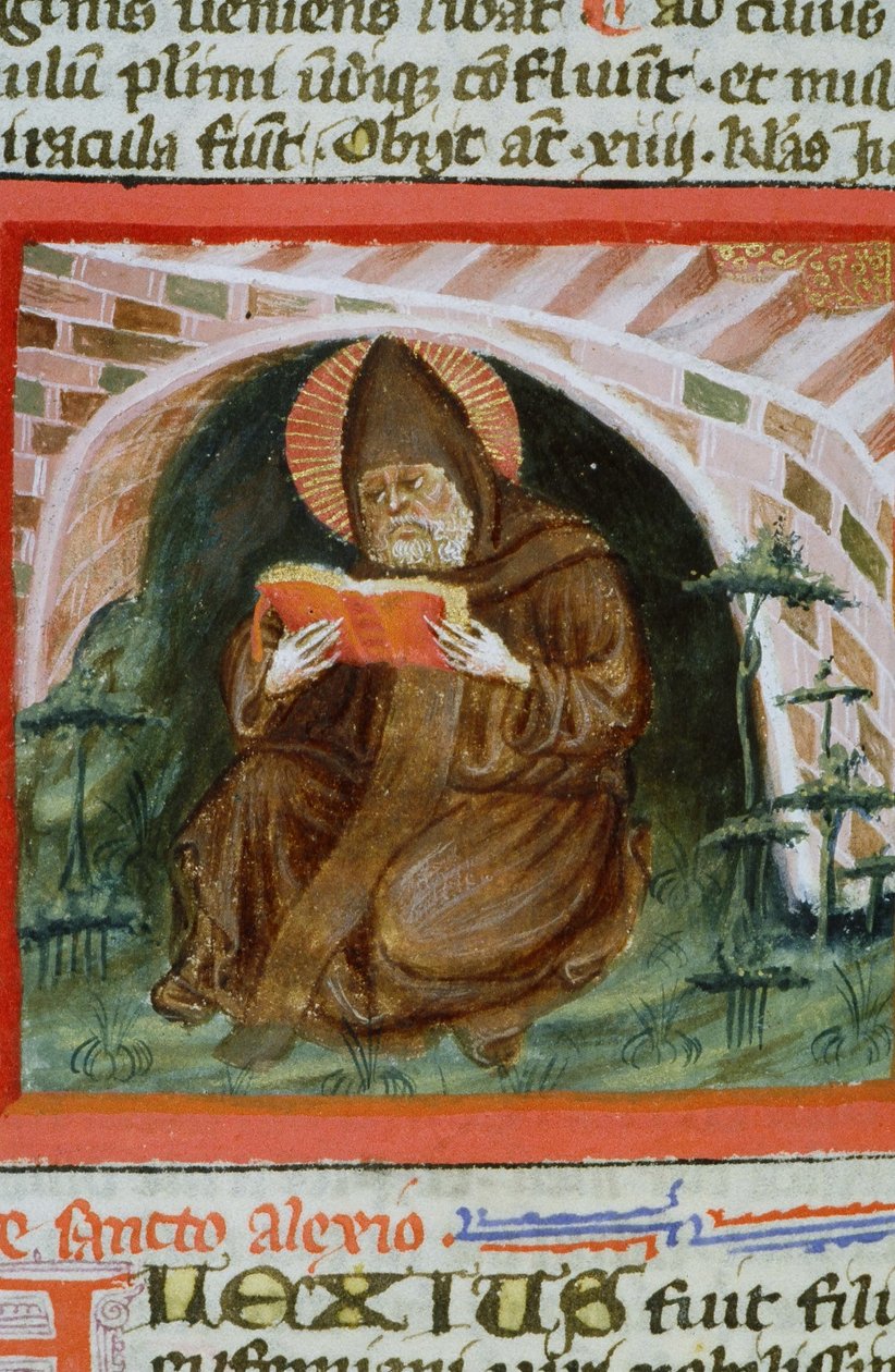 Ms Gen 1111 Page fra Legenda Aurea, Brugge, ca. 1400-10 af Flemish School