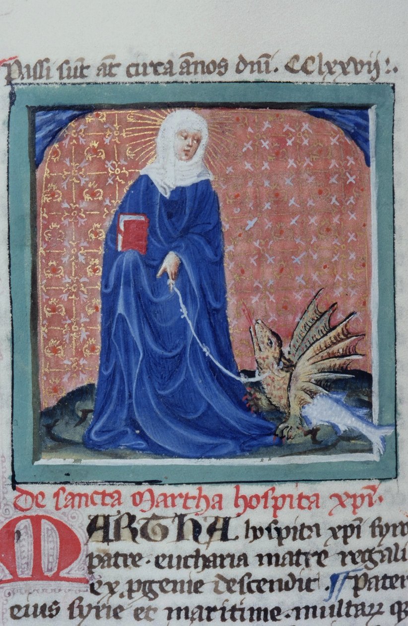 Ms Gen 1111 Page fra Legenda Aurea, Brugge, ca. 1400-10 af Flemish School