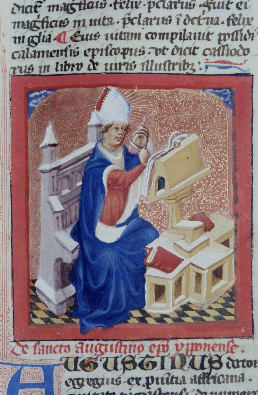 Ms Gen 1111 Page fra Legenda Aurea, Brugge, ca. 1400-10 af Flemish School