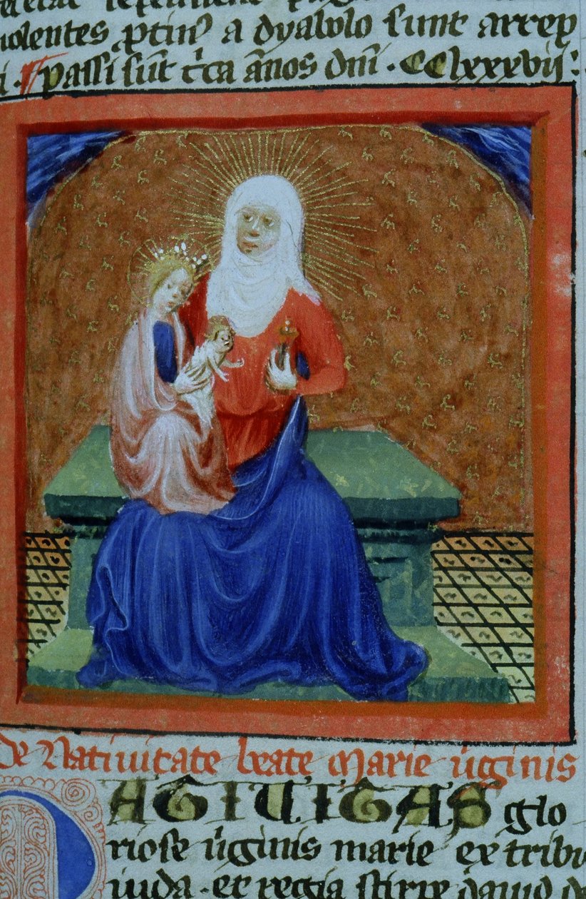 Ms Gen 1111 Page fra Legenda Aurea, Brugge, ca. 1400-10 af Flemish School