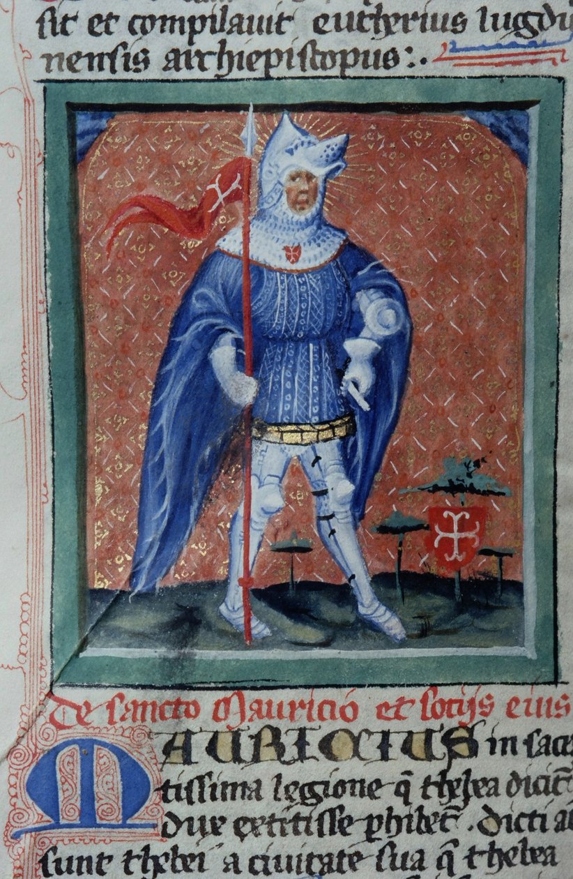 Ms Gen 1111 Page fra Legenda Aurea, Brugge, ca. 1400-10 af Flemish School
