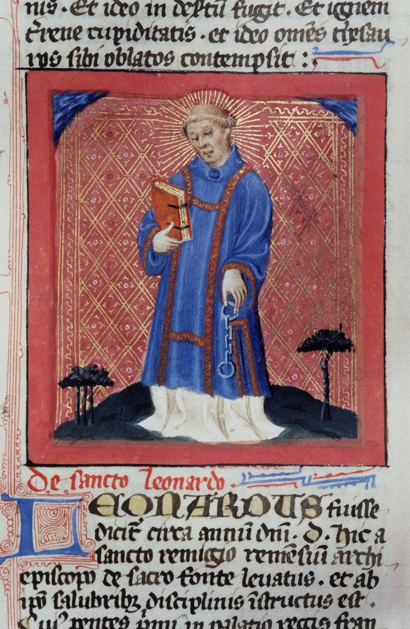 Ms Gen 1111 Page fra Legenda Aurea, Brugge, ca. 1400-10 af Flemish School
