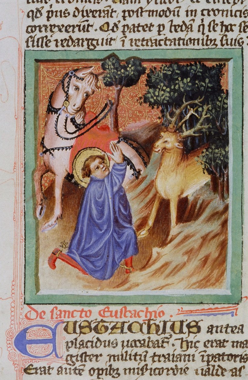 Ms Gen 1111 Page fra Legenda Aurea, Brugge, ca. 1400-10 af Flemish School