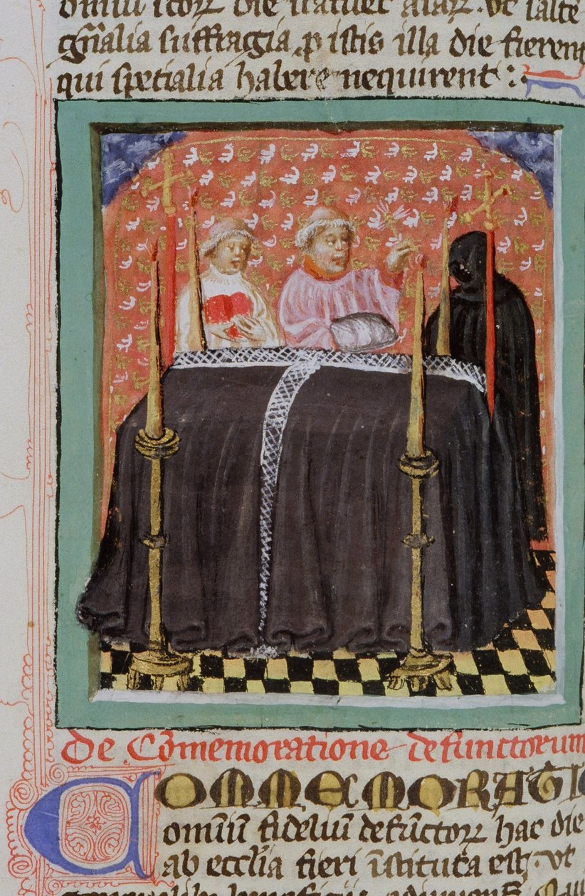 Ms Gen 1111 Page fra Legenda Aurea, Brugge, ca. 1400-10 af Flemish School
